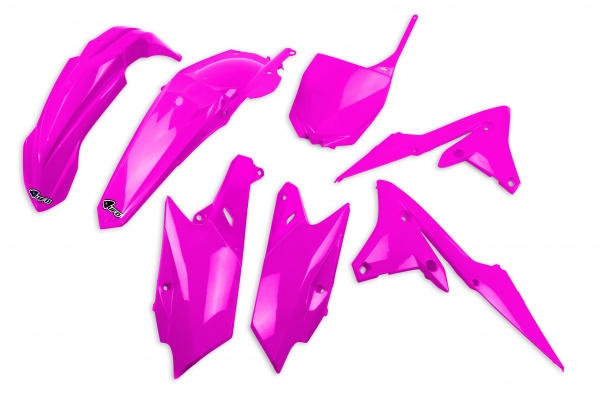 Plastic Kit neon pink for Yamaha YZ 250 F (2014-18) - YZ 450 F (2014-17) - YZ 250 FX (2014-19) - YZ 450 FX (2014-19)